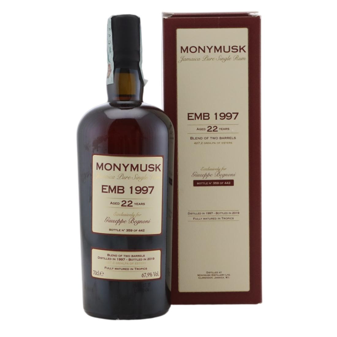 Monymusk EMB 1997 Blend of Two Barrels 22 Year Old