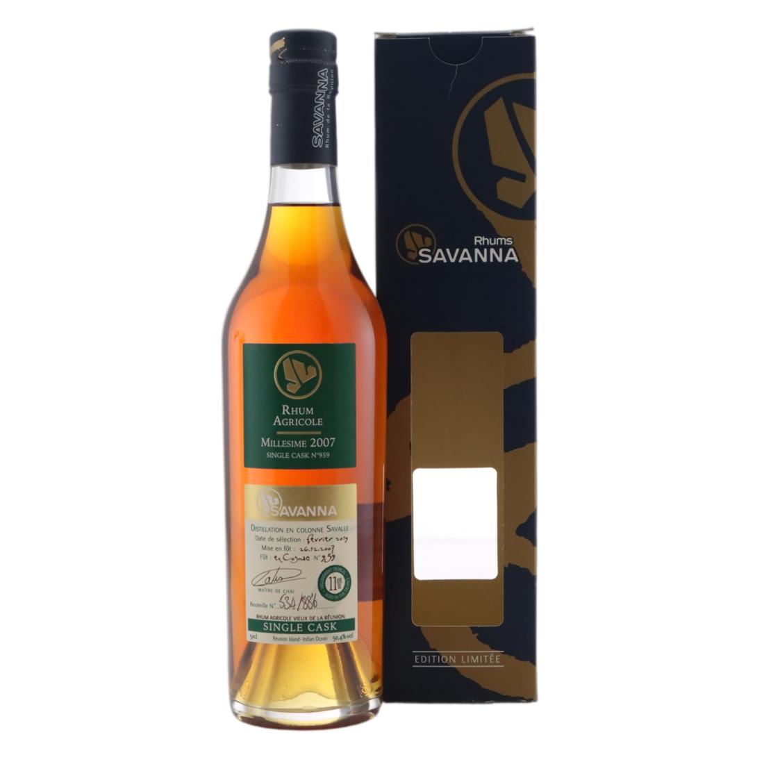 Savanna 2007 Single Cask 11 Year Old Rhum Agricole