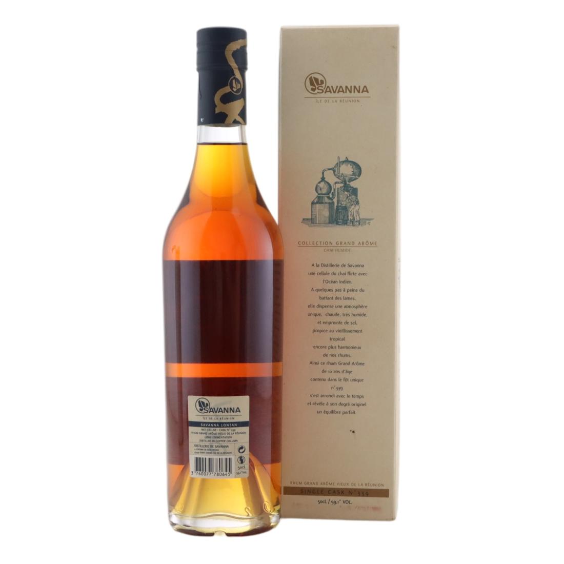 Savanna Grand Arome 2007 Chai Humide Single Cask 10 Year Old #339 50cl