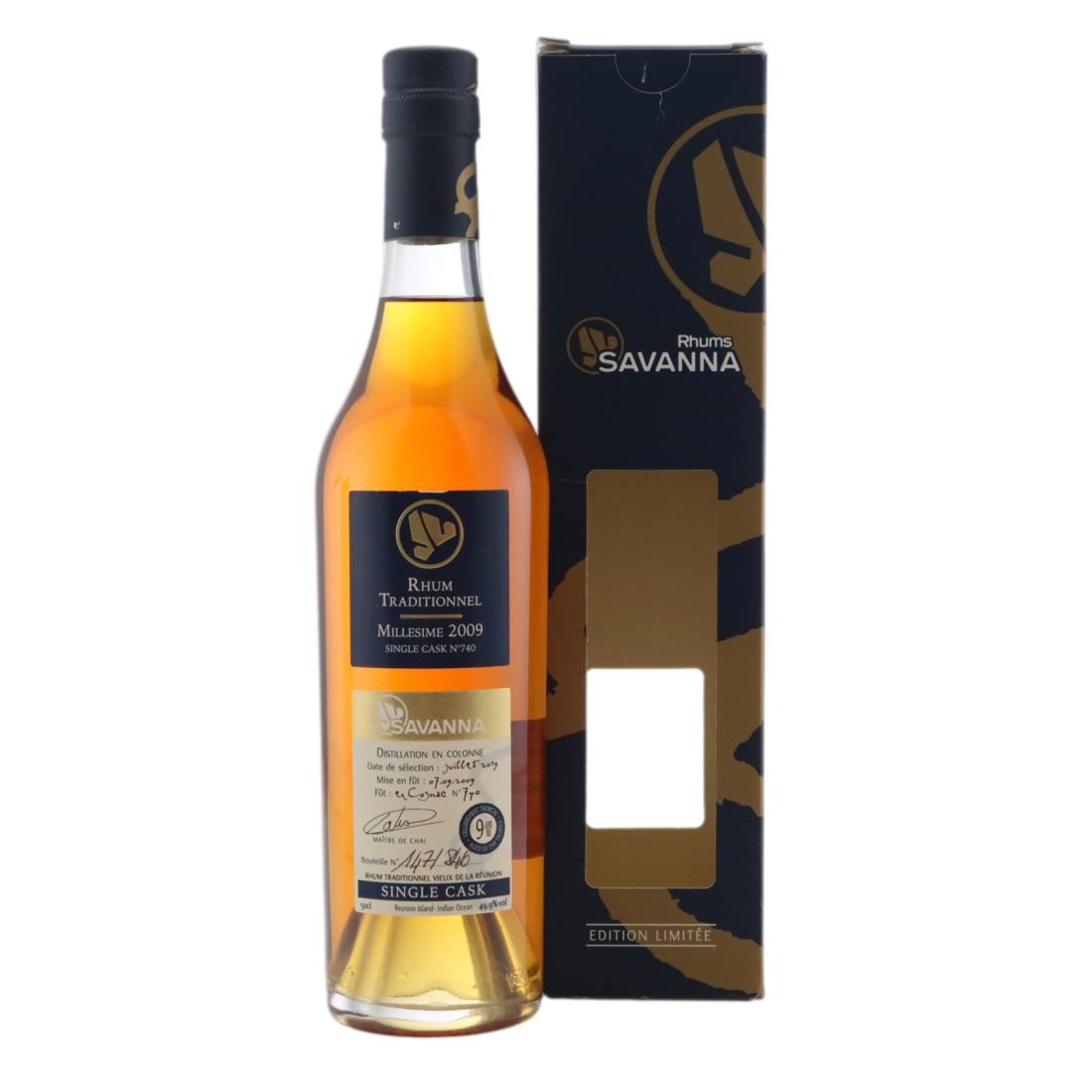 Savanna 2009 Single Cask 9 Year Old Rhum Traditionnel