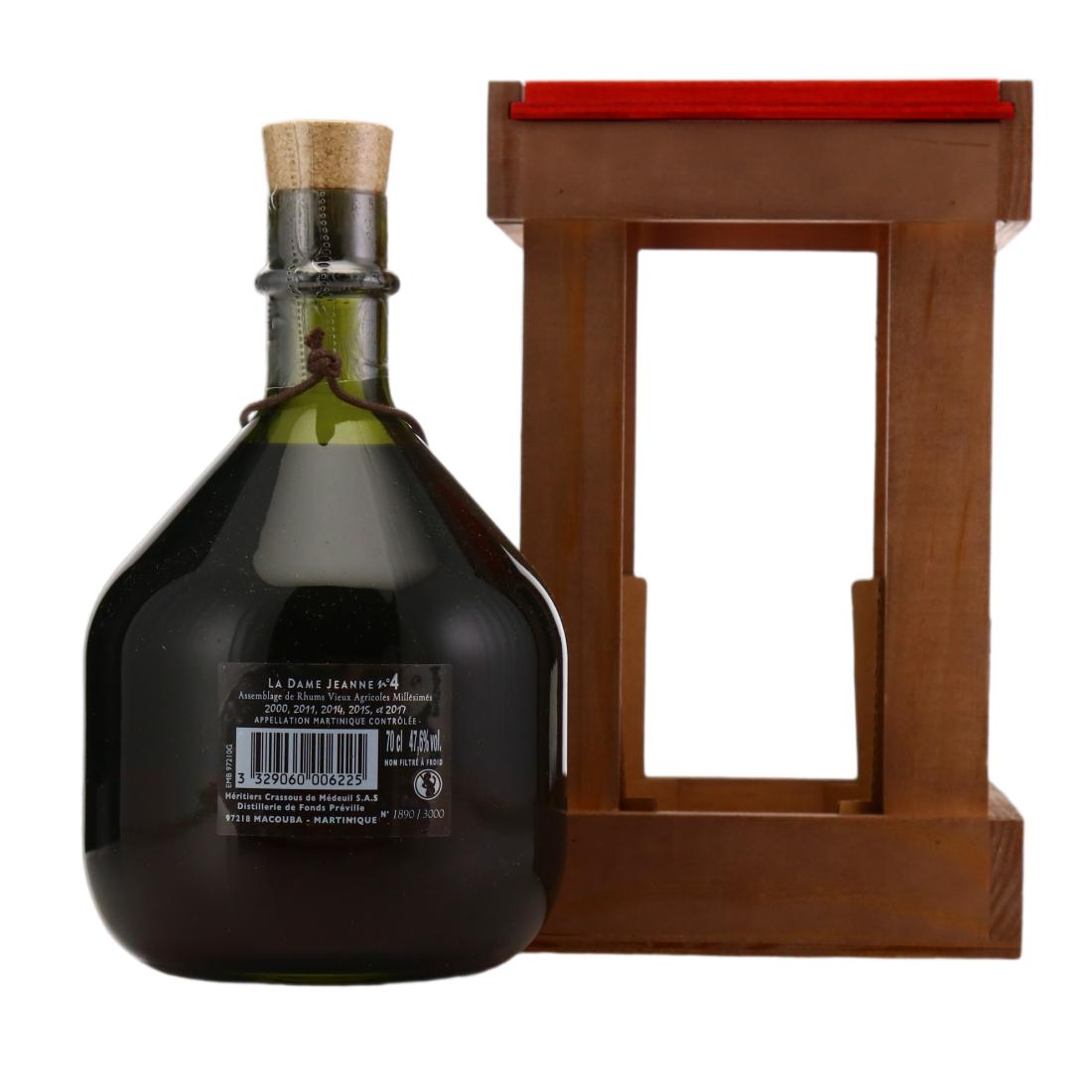 Rhum J.M La Dame Jeanne No.4