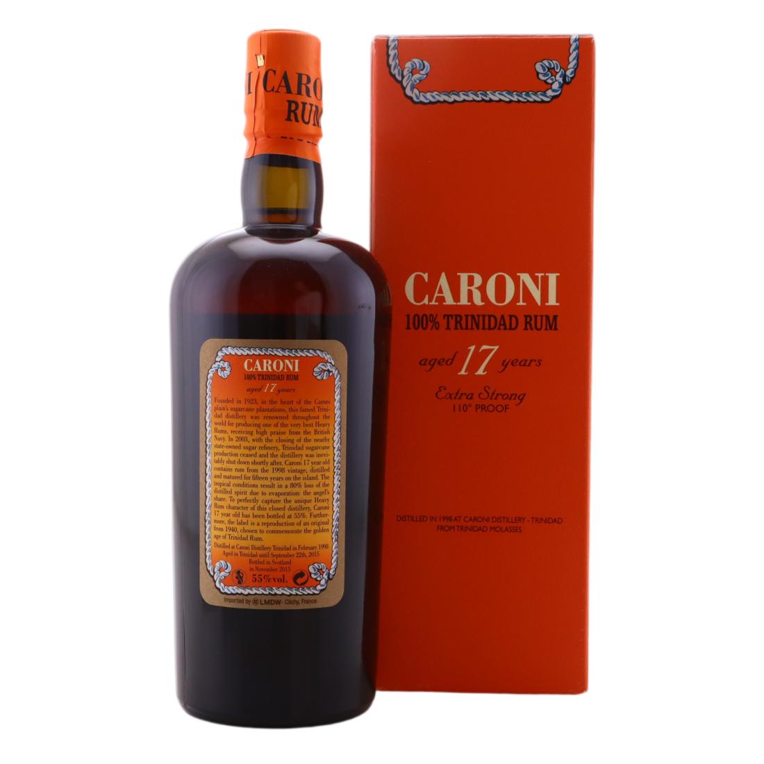 Caroni 1998 100% Trinidad Rum 17 Year Old