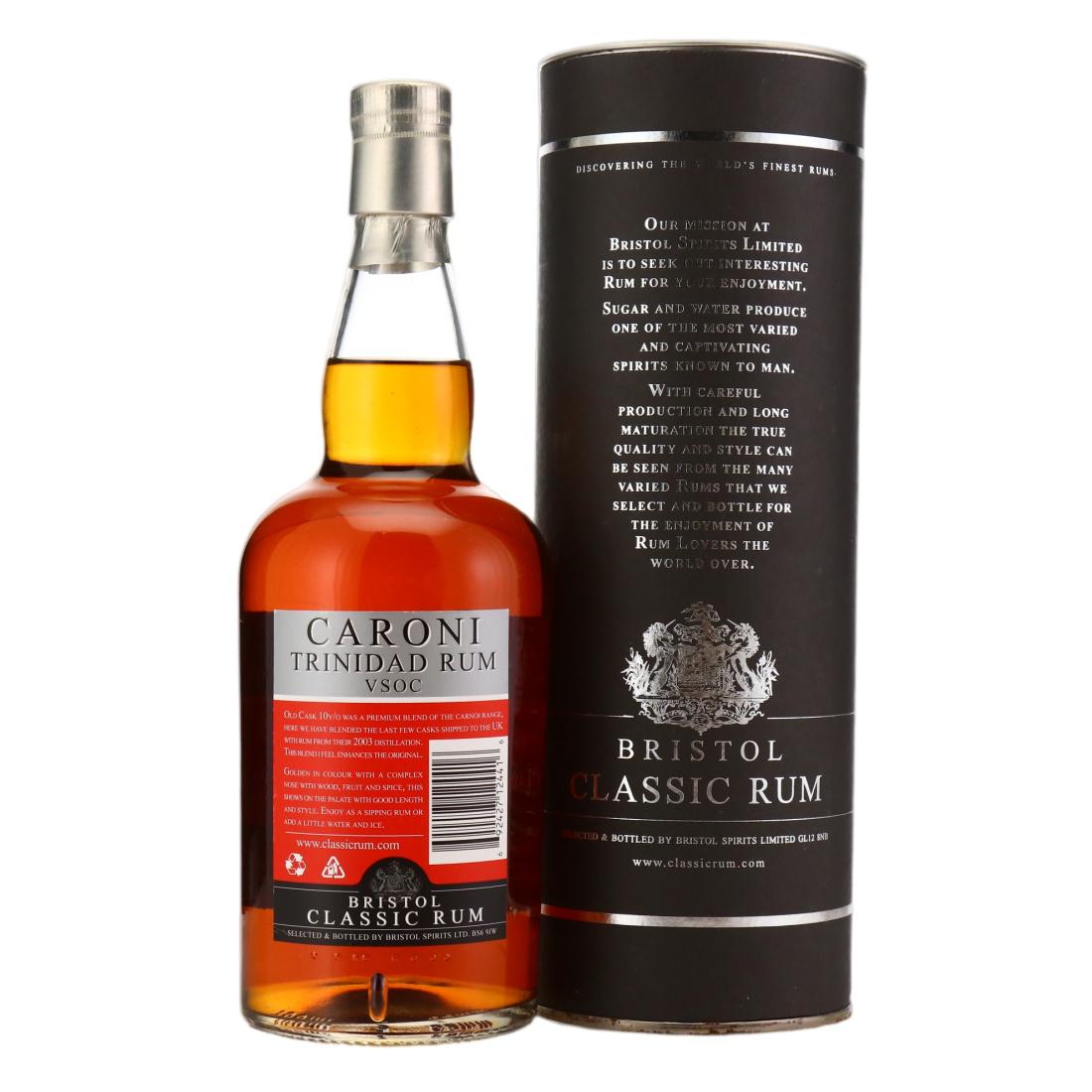 Caroni VSOC Bristol Classic Rum 10 Year Old