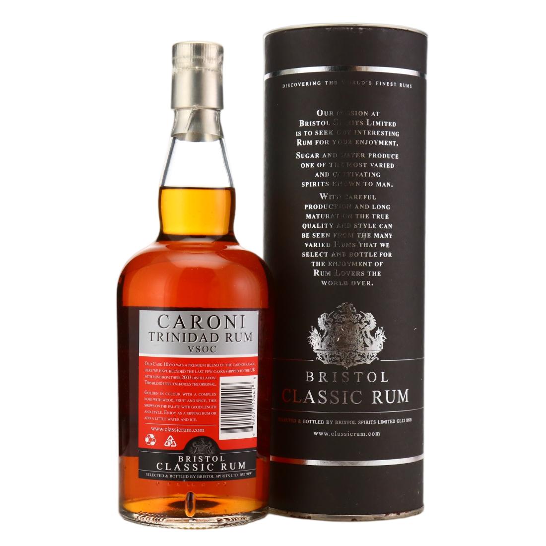 Caroni VSOC Bristol Classic Rum 10 Year Old