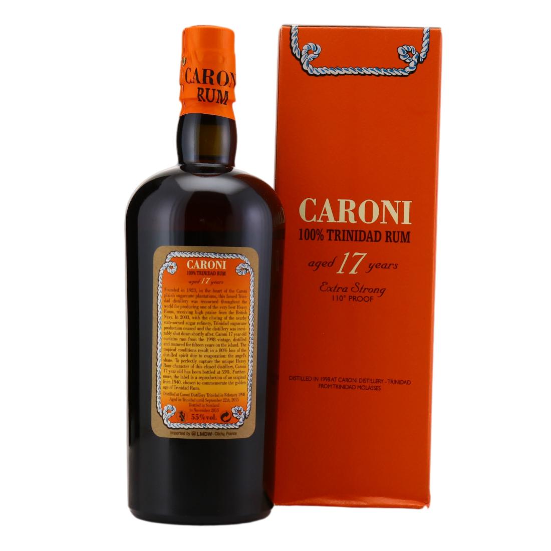 Caroni 1998 100% Trinidad Rum 17 Year Old
