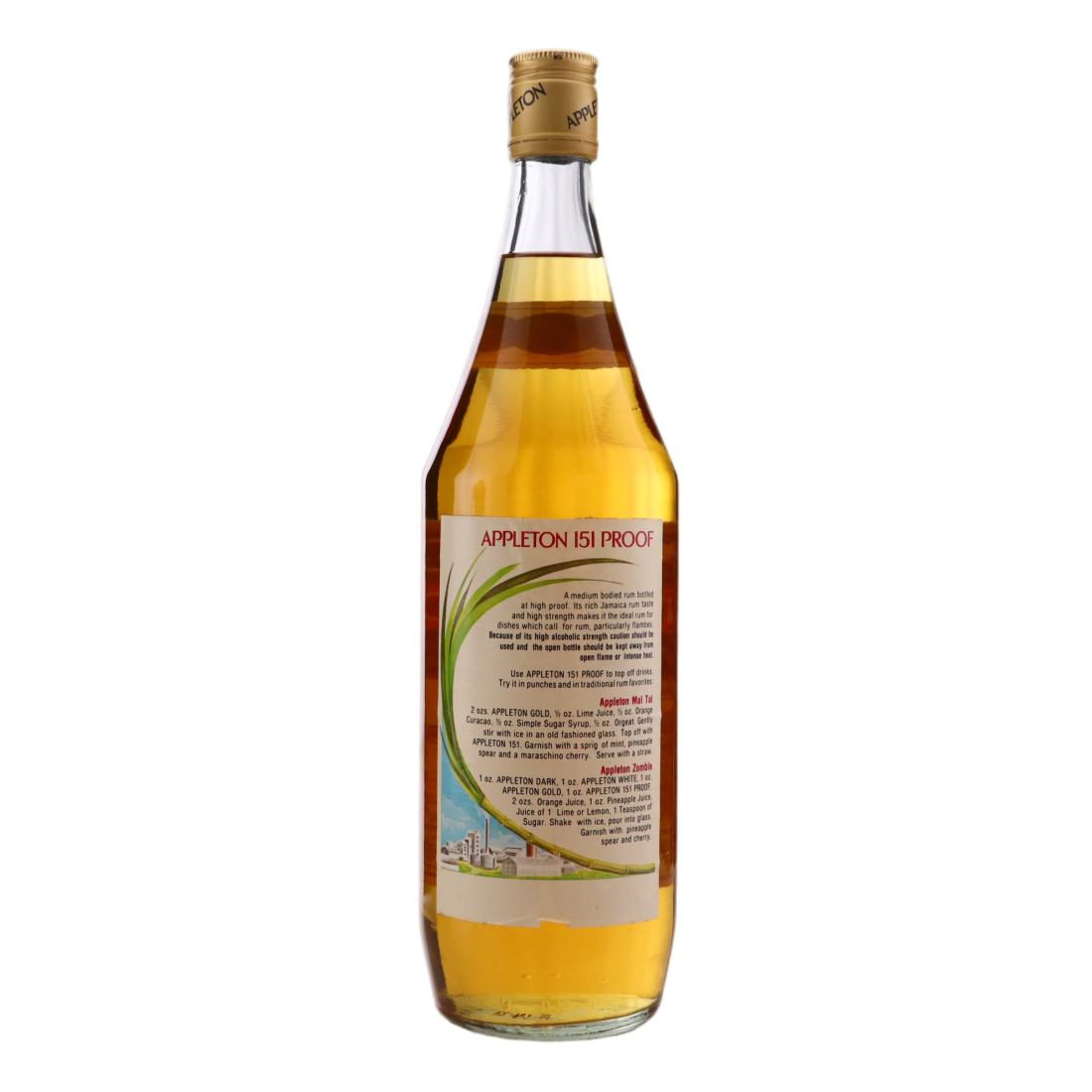 Appleton 151 Proof Litre