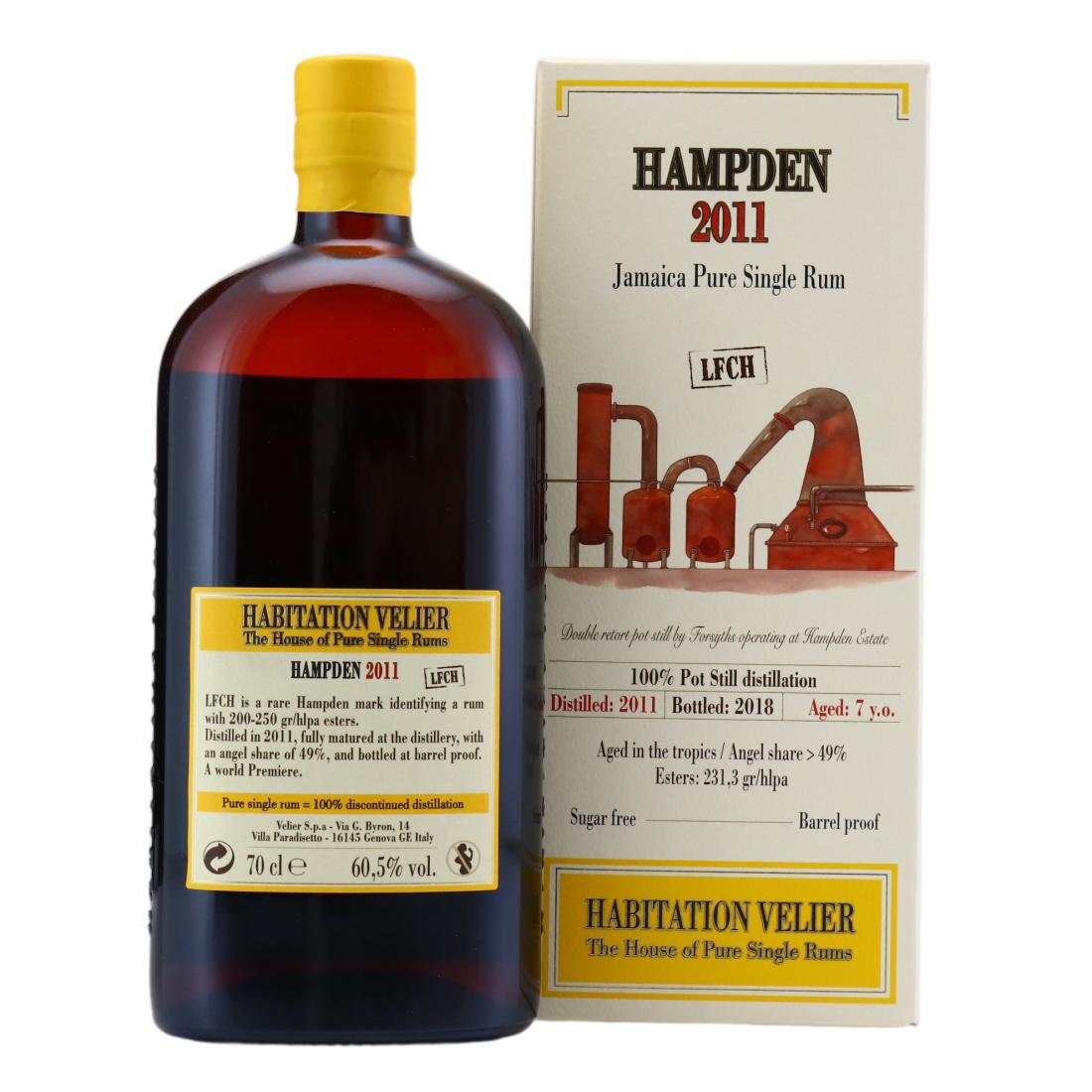 Hampden LFCH 2011 Habitation Velier 7 Year Old