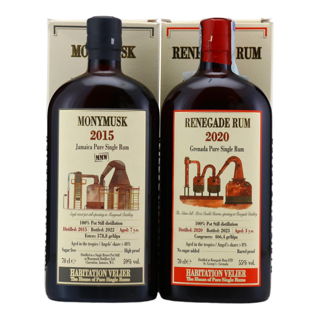 Monymusk MMW 2015 & Renegade 2020 Habitation Velier x 2