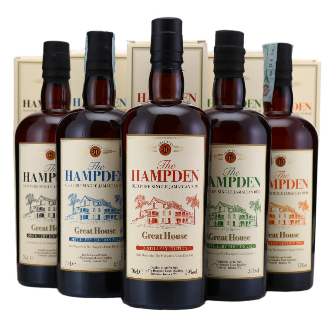 Hampden Estate Great House Distillery Edition 2019-2023 x 5