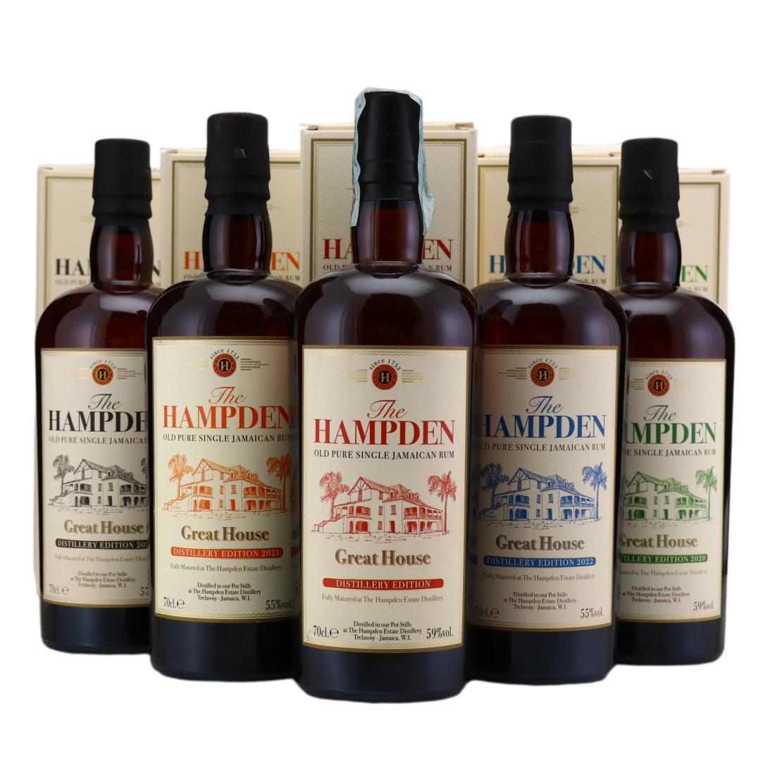 Hampden Estate Great House Distillery Edition 2019-2023 x 5