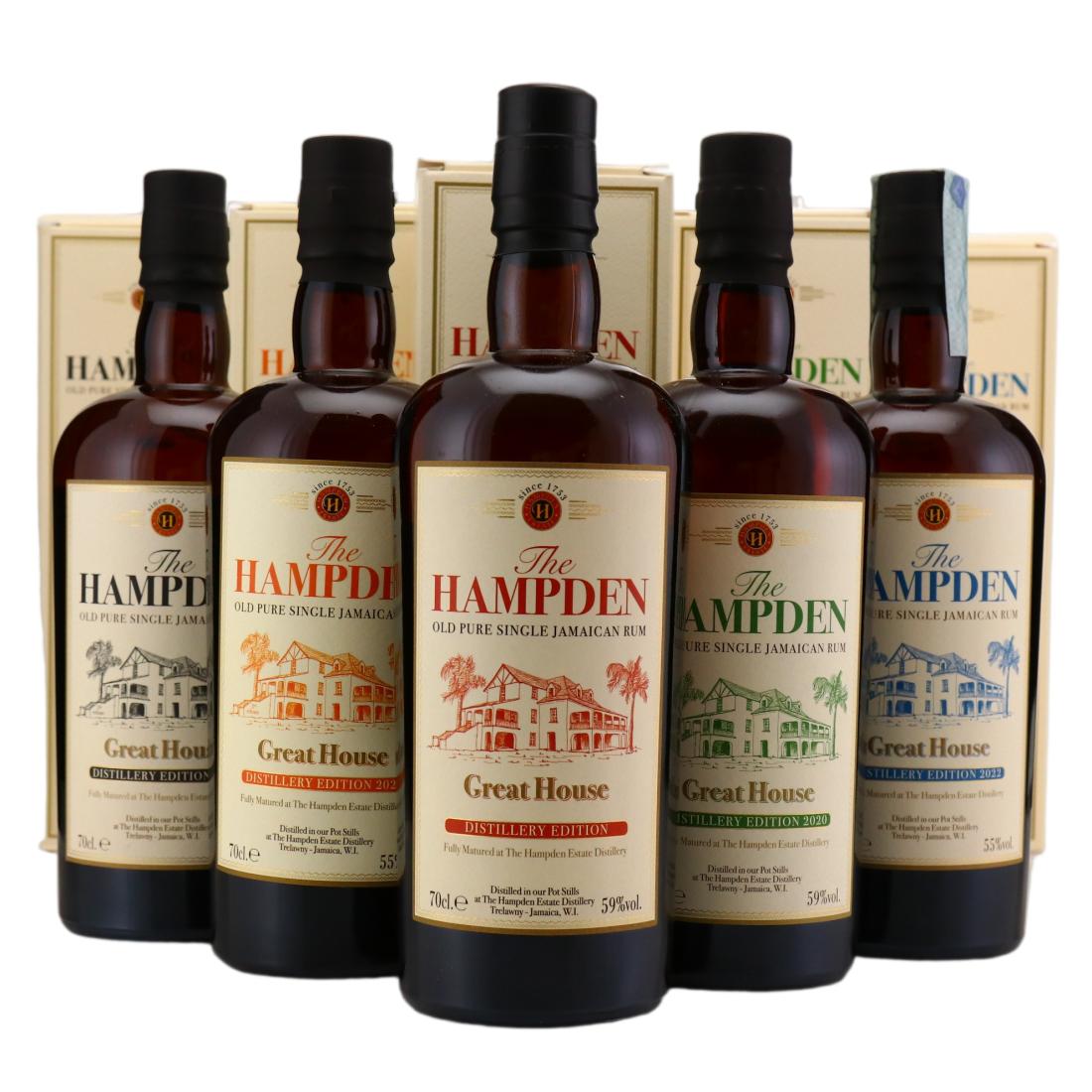 Hampden Estate Great House Distillery Edition 2019-2023 x 5