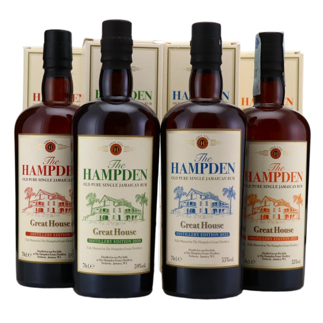 Hampden Estate Great House Distillery Edition 2019-2022 x 4