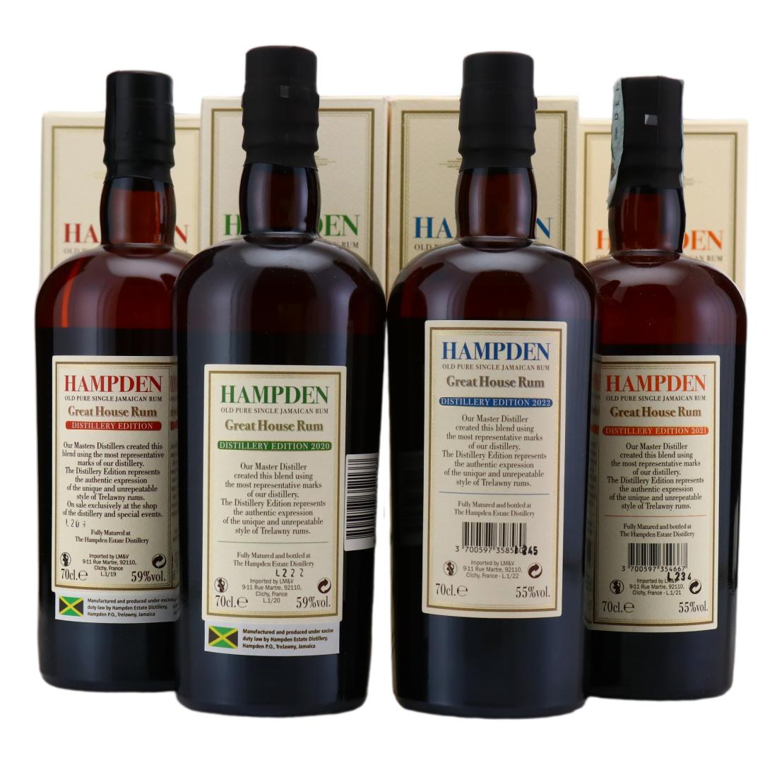 Hampden Estate Great House Distillery Edition 2019-2022 x 4