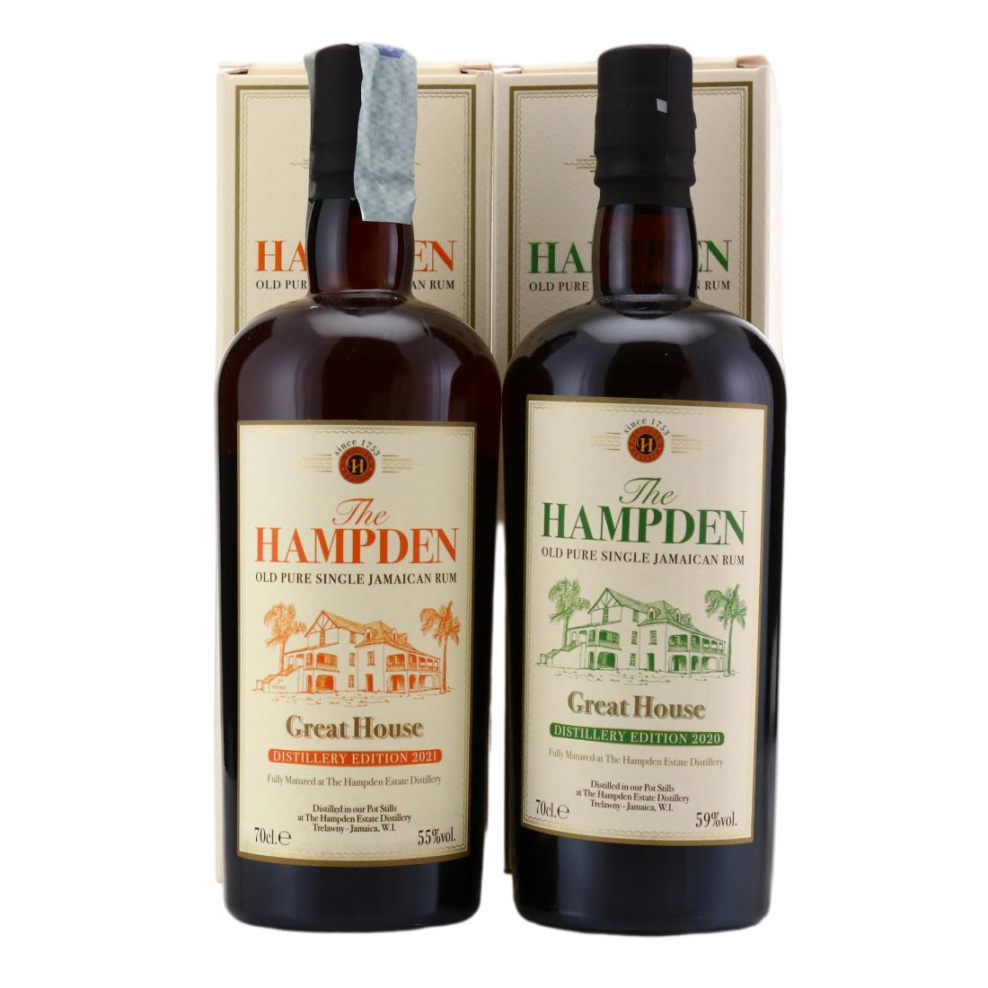 Hampden Estate Great House Distillery Edition 2020 & 2021 x 2