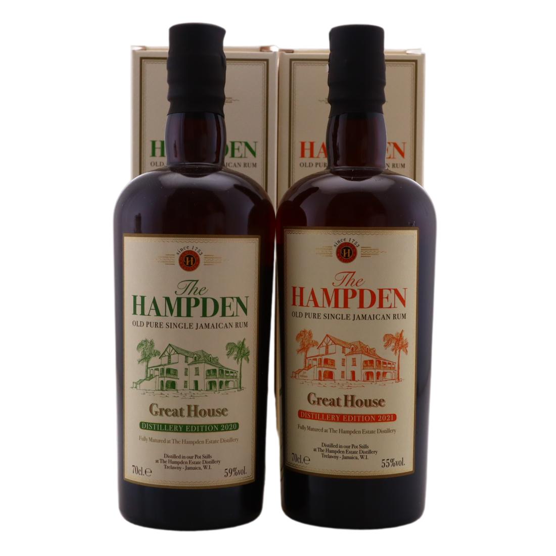 Hampden Estate Great House Distillery Edition 2020 & 2021 x 2