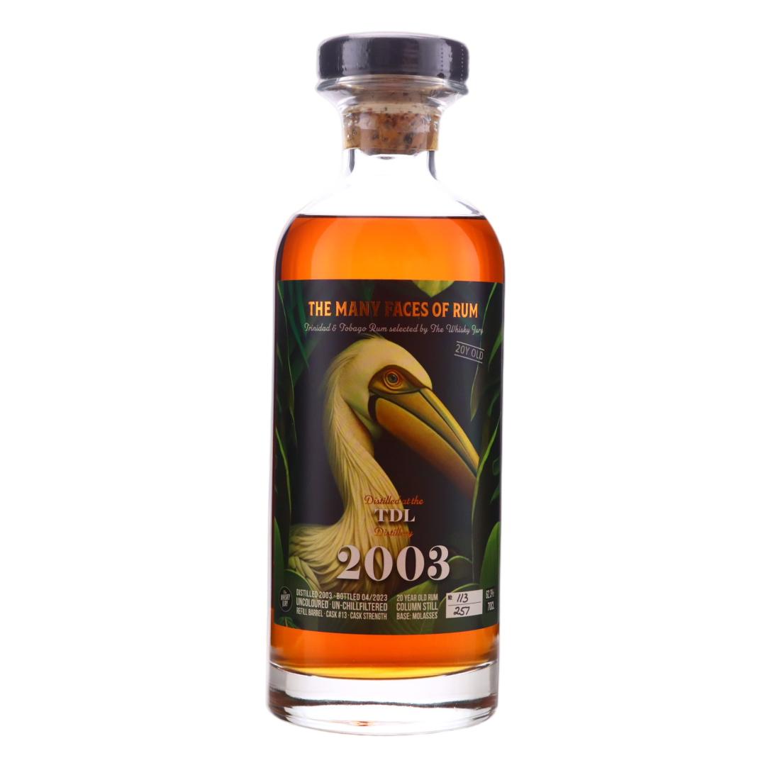 Trinidad Distillers 2003 The Many Faces of Rum 20 Year Old