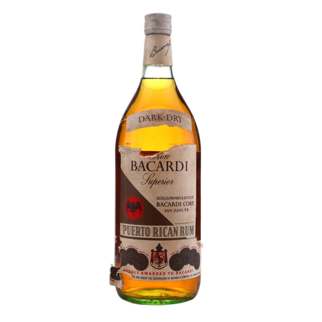 Bacardi Superior Dark-Dry 40-Oz