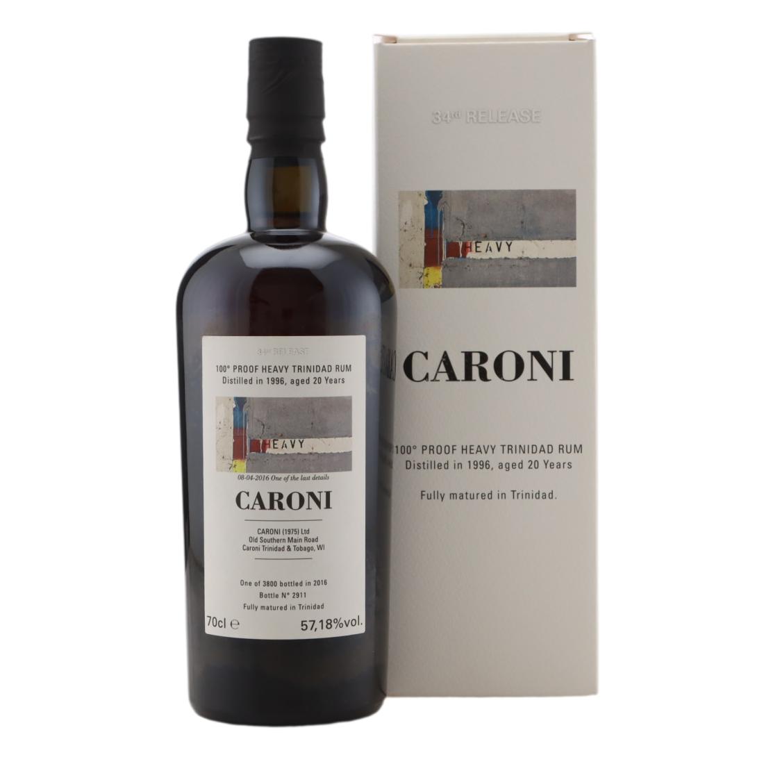 Caroni 1996 100° Proof 20 Year Old Heavy
