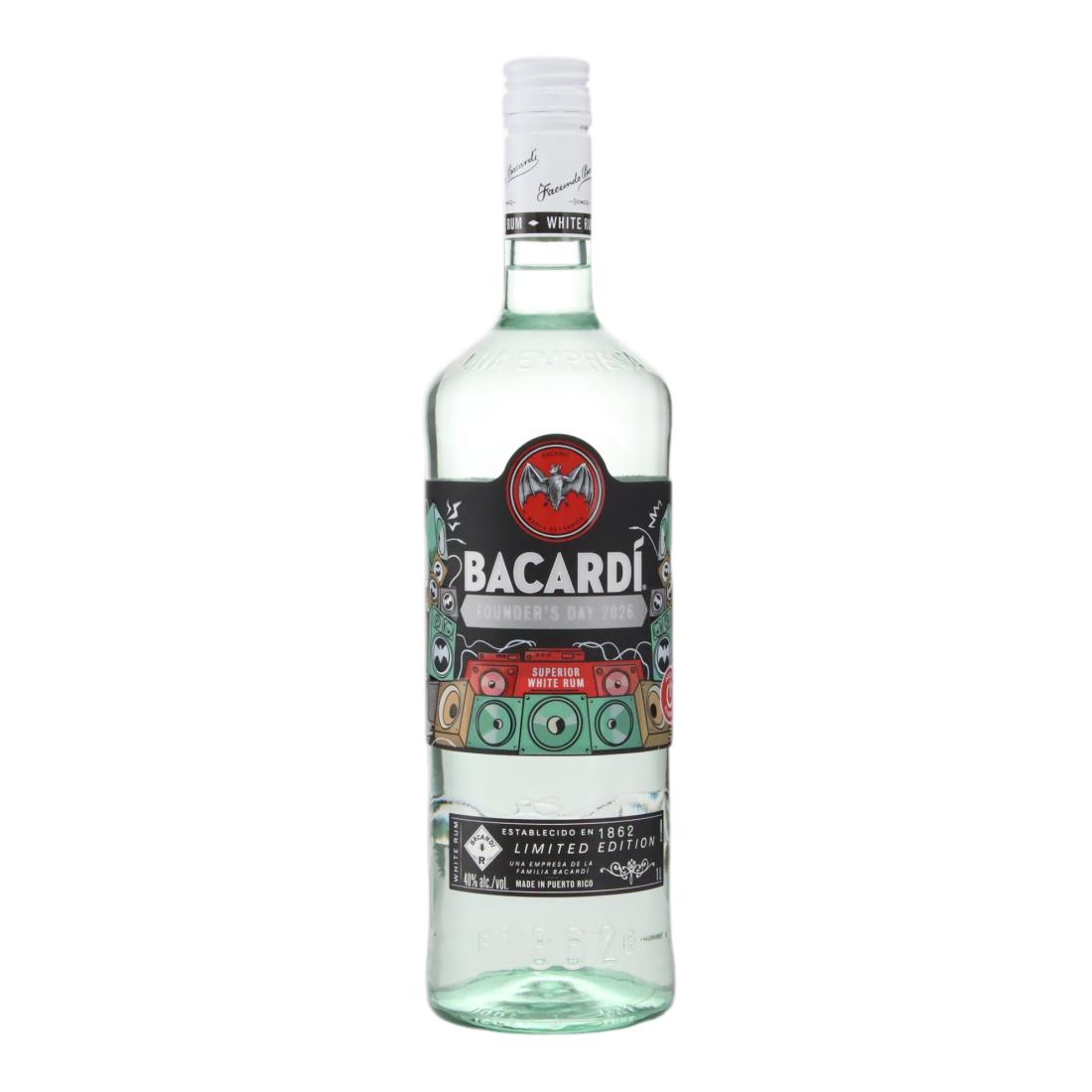 Bacardi Founder's Day 2026 - Illuminated Label Litre