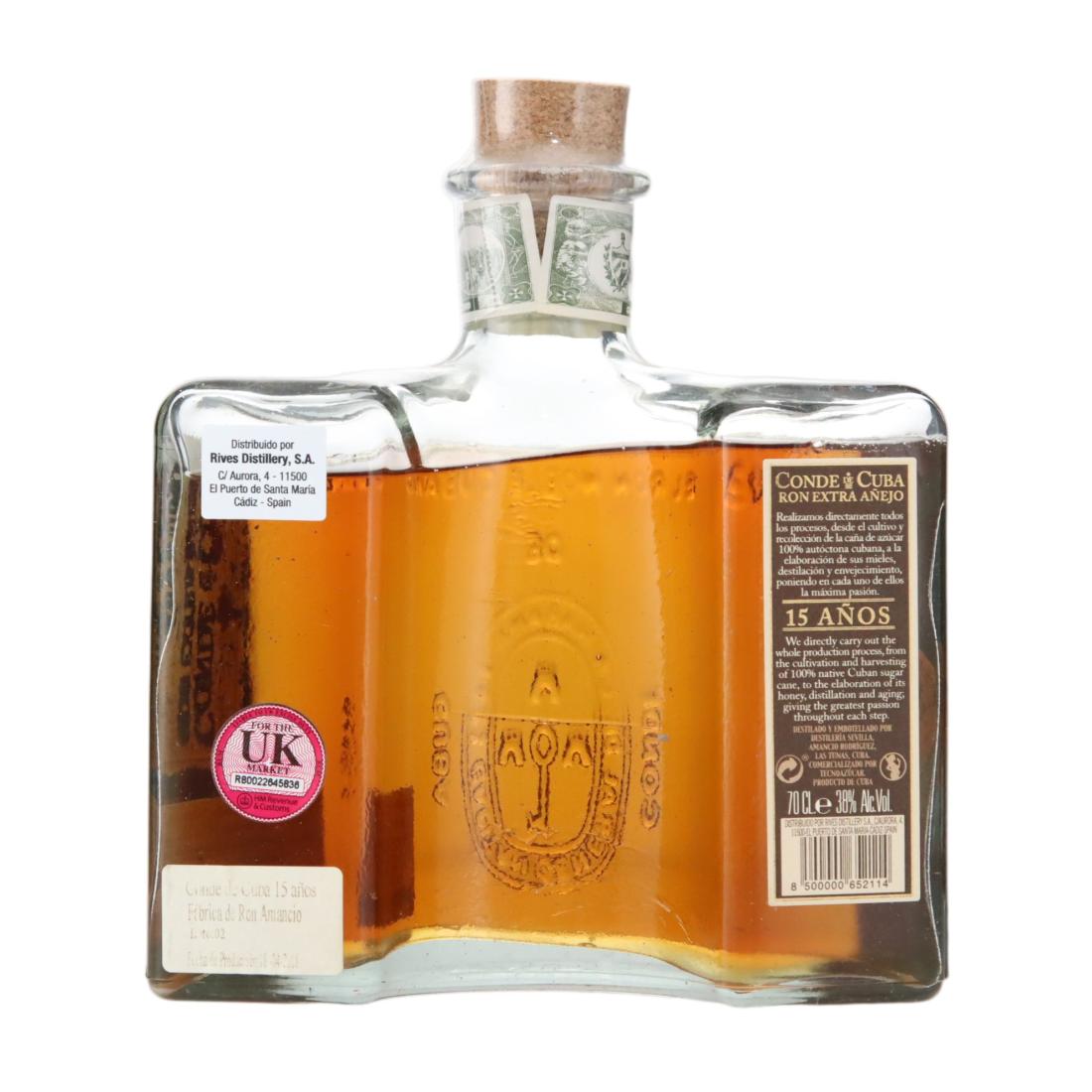 Conde de Cuba 15 Year Old Ron Extra Anejo