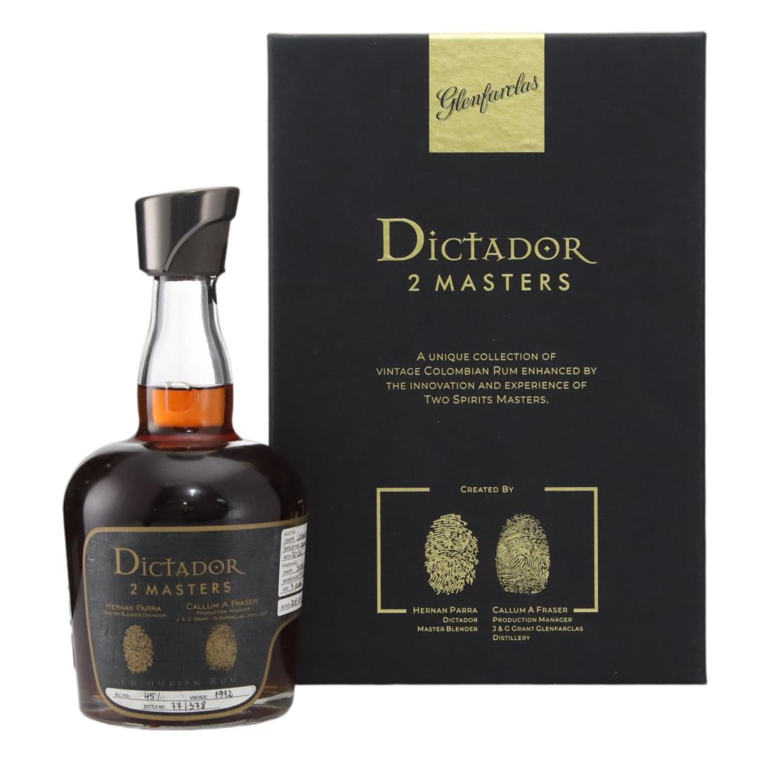 Dictador 1972 2 Masters 45 Year Old Batch 72-232 - Glenfarclas