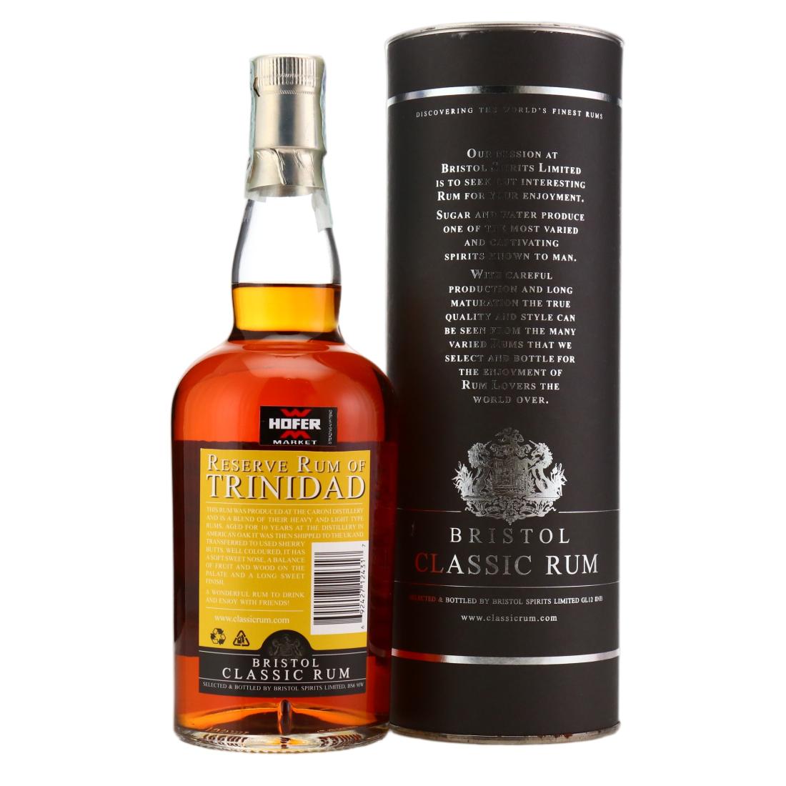 Caroni Bristol Classic Rum 10 Year Old