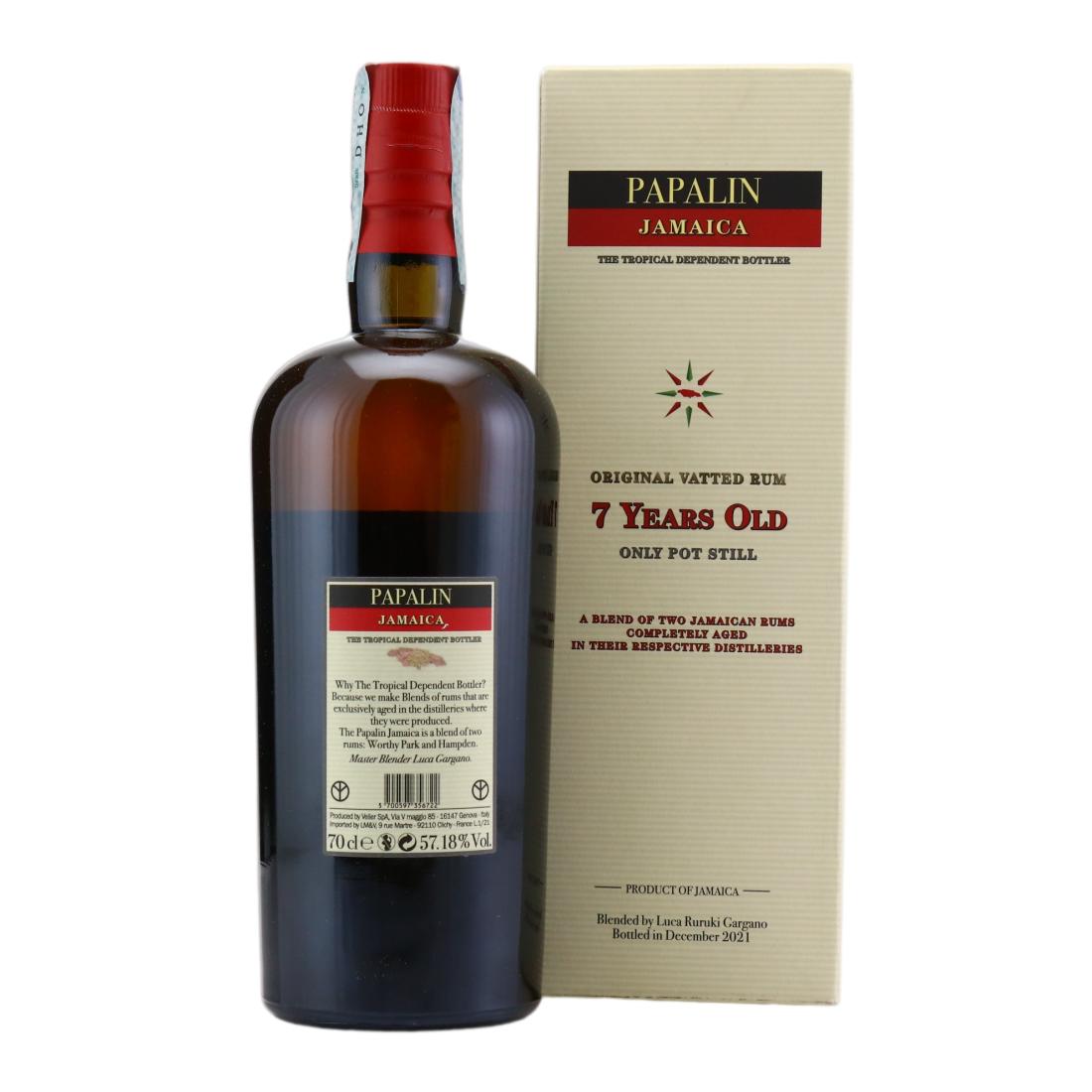 Papalin Jamaica 7 Year Old Original Vatted Rum