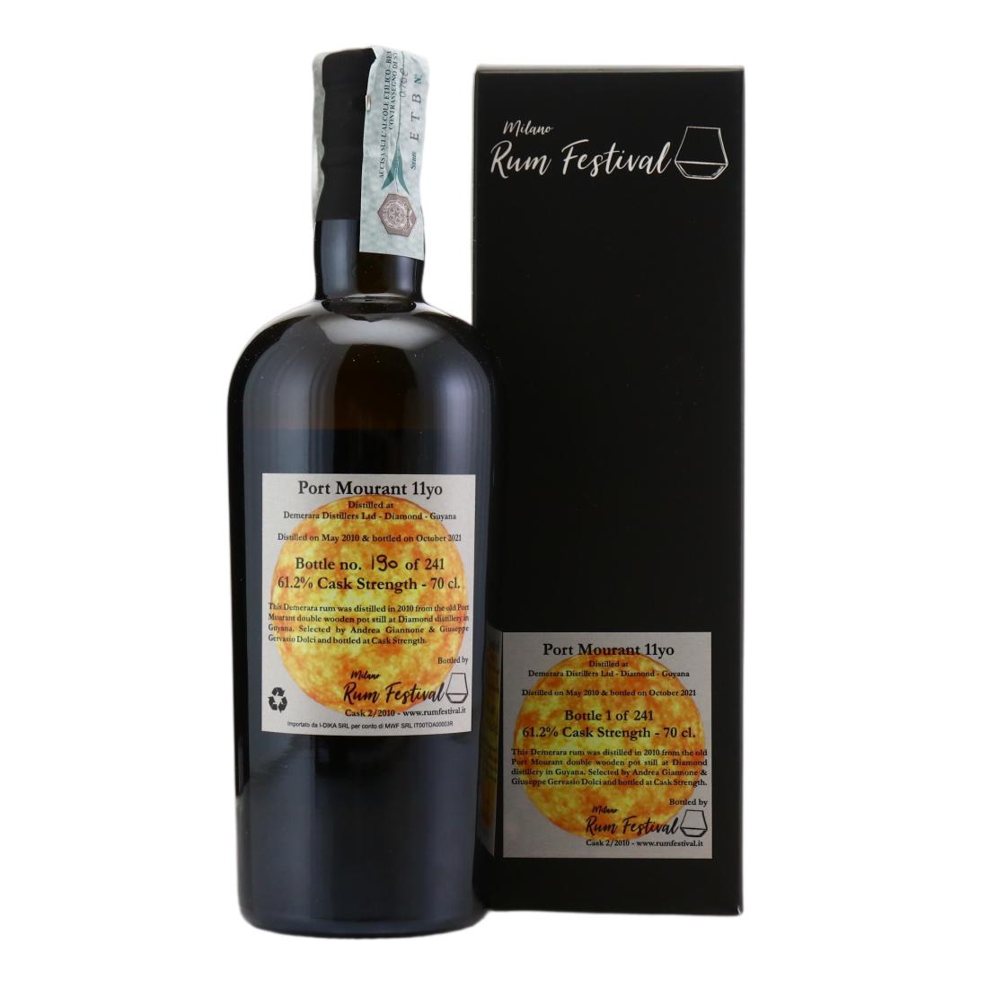 Port Mourant 2010 Milano Rum Festival 11 Year Old - The Sun