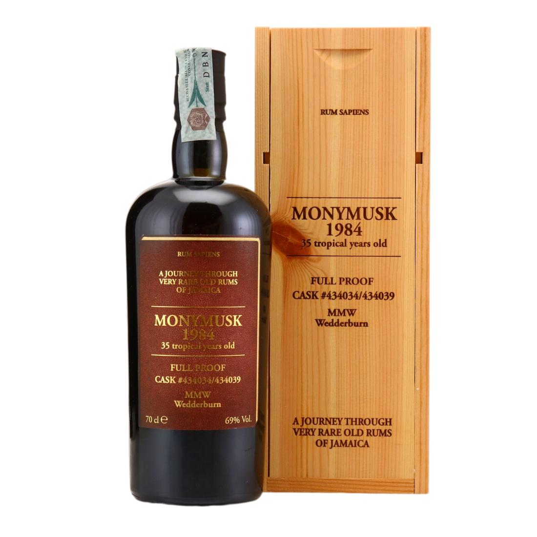 Monymusk MMW 1984 Rum Sapiens 35 Year Old