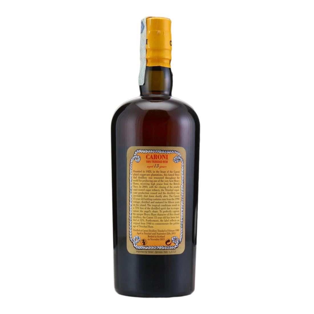 Caroni 1998 100% Trinidad Rum 15 Year Old