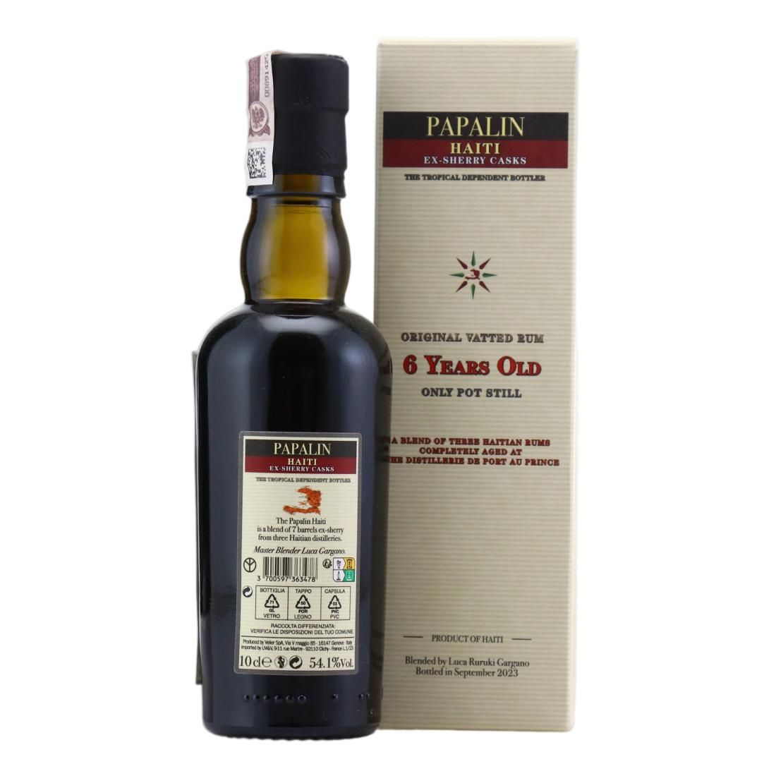Papalin Haiti 6 Year Old Original Vatted Rum