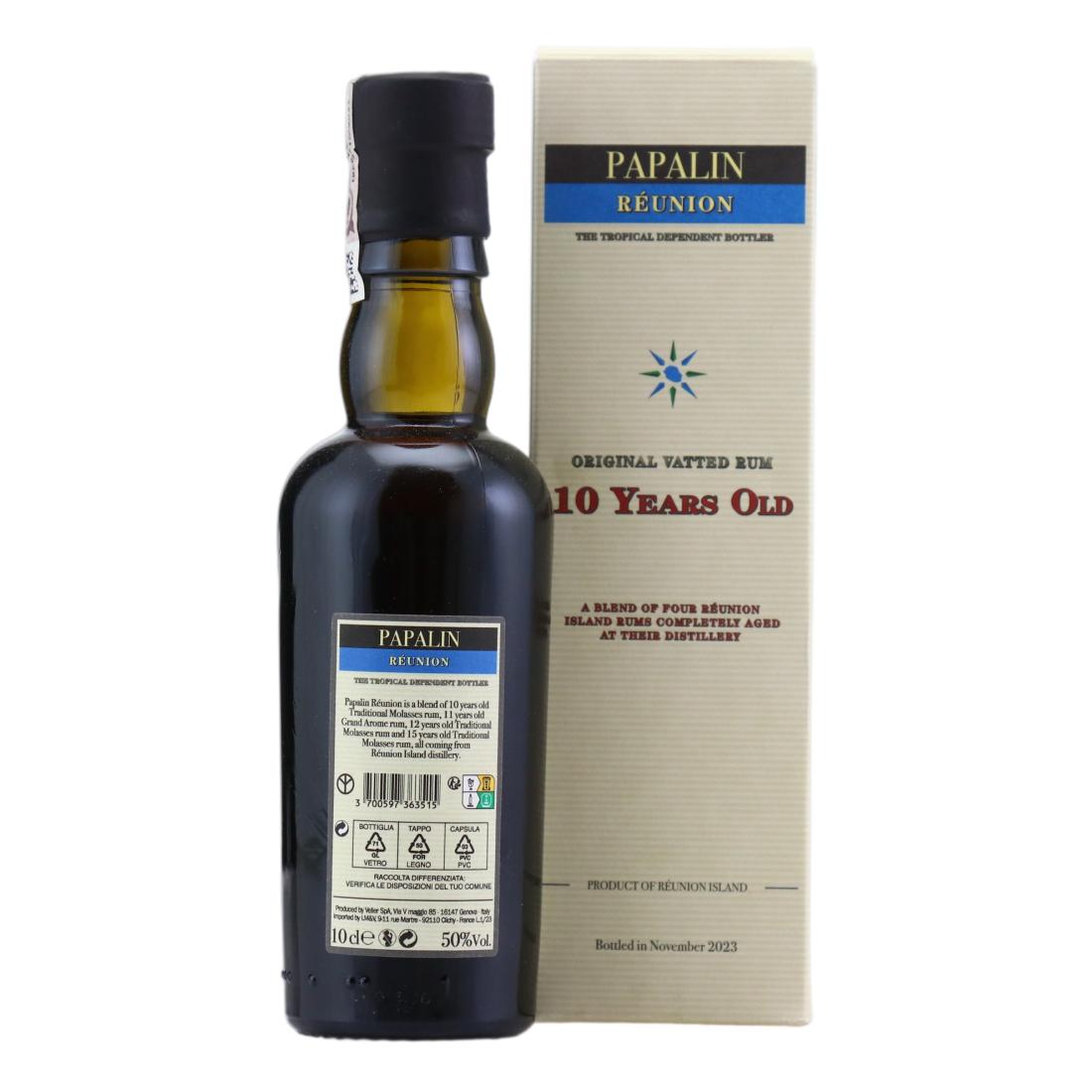 Papalin Réunion 10 Year Old Original Vatted Rum