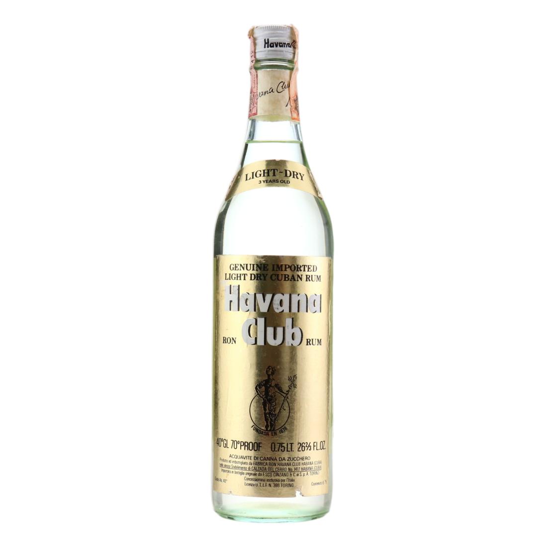Havana Club 3 Year Old Light-Dry