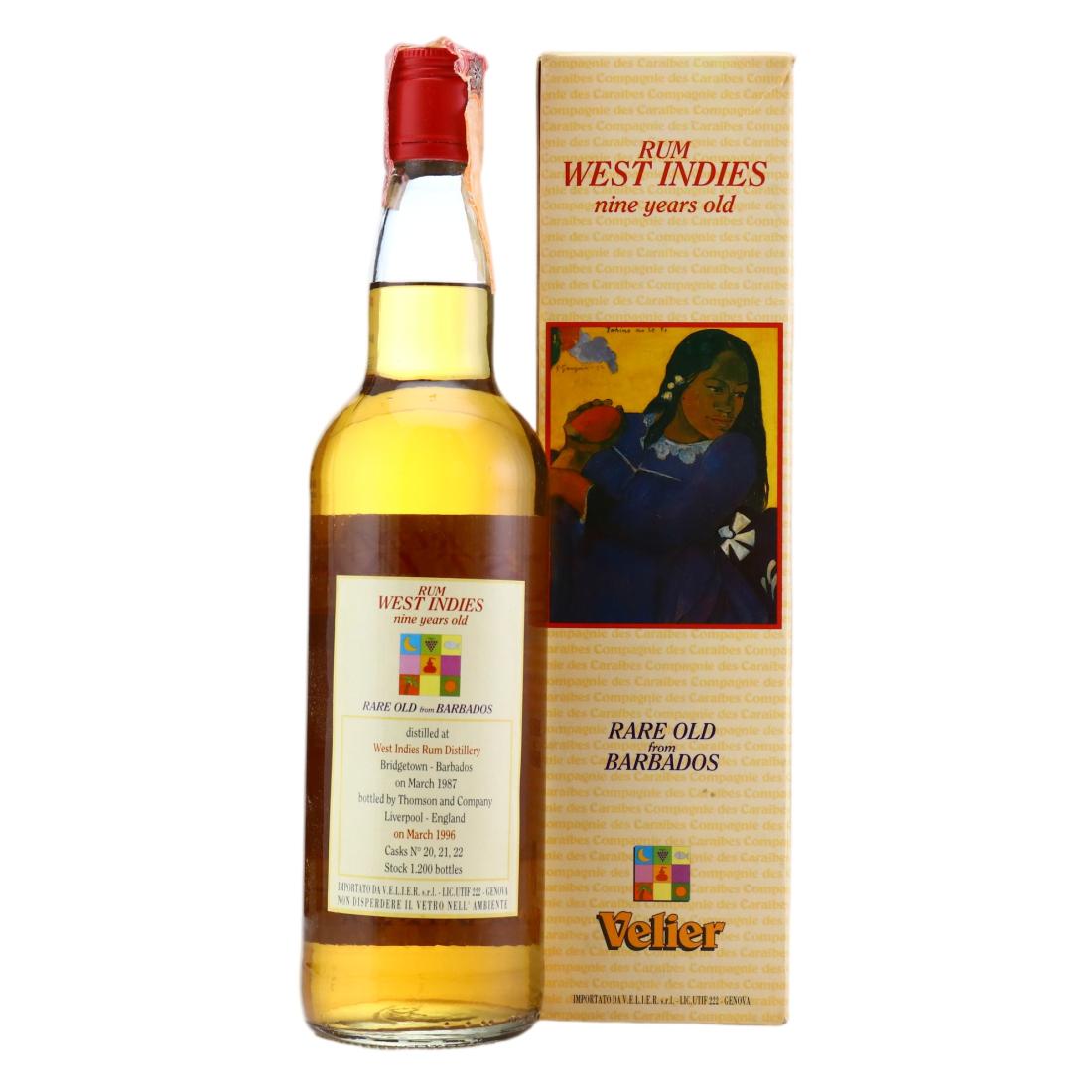 Rum West Indies 1987 9 Year Old