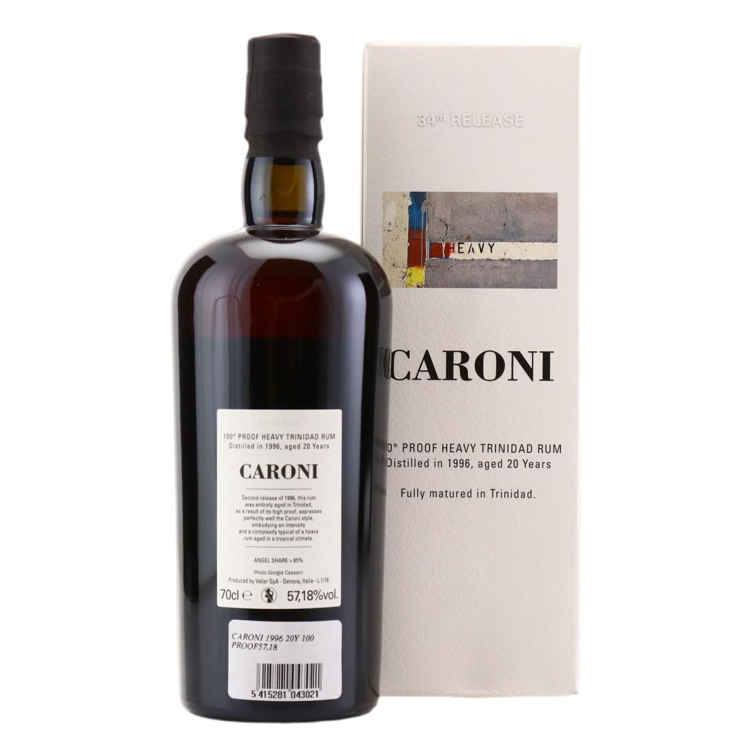 Caroni 1996 100° Proof 20 Year Old Heavy