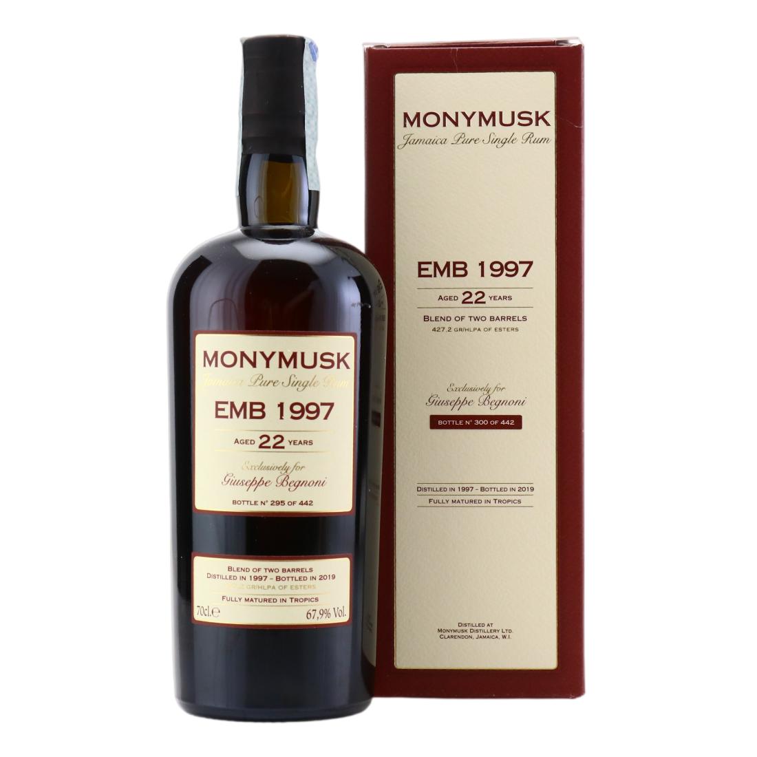 Monymusk EMB 1997 Blend of Two Barrels 22 Year Old