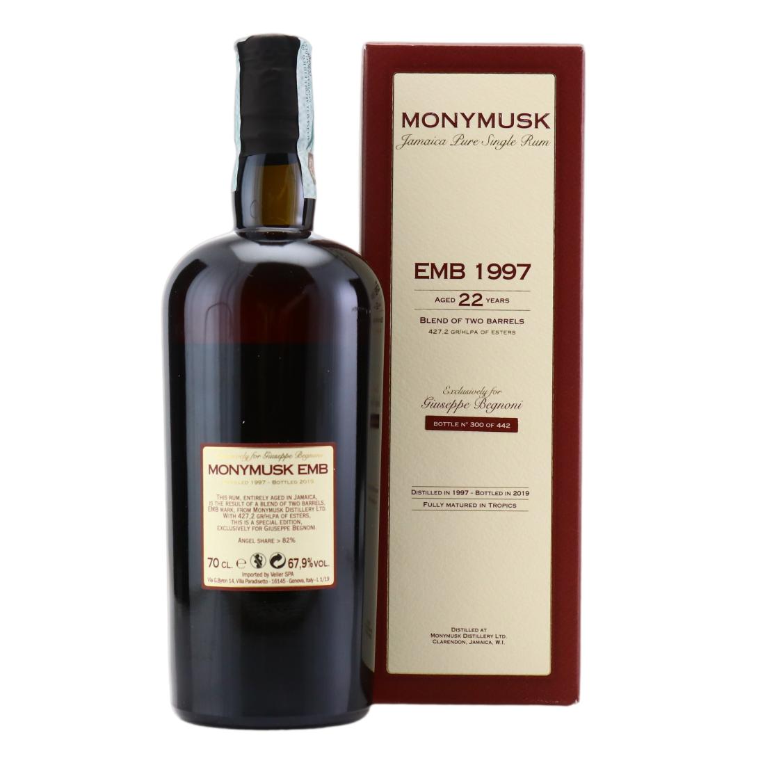 Monymusk EMB 1997 Blend of Two Barrels 22 Year Old