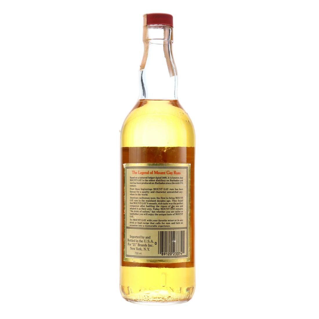 Mount Gay Sugar Cane Rum 