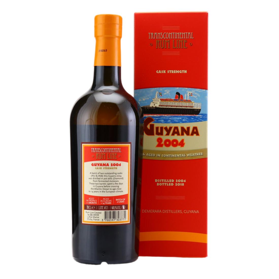 Guyana 2004 Transcontinental Rum Line #21