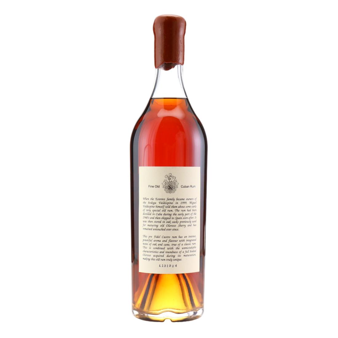 Legend of Cuban Rum pre-1962 Solera