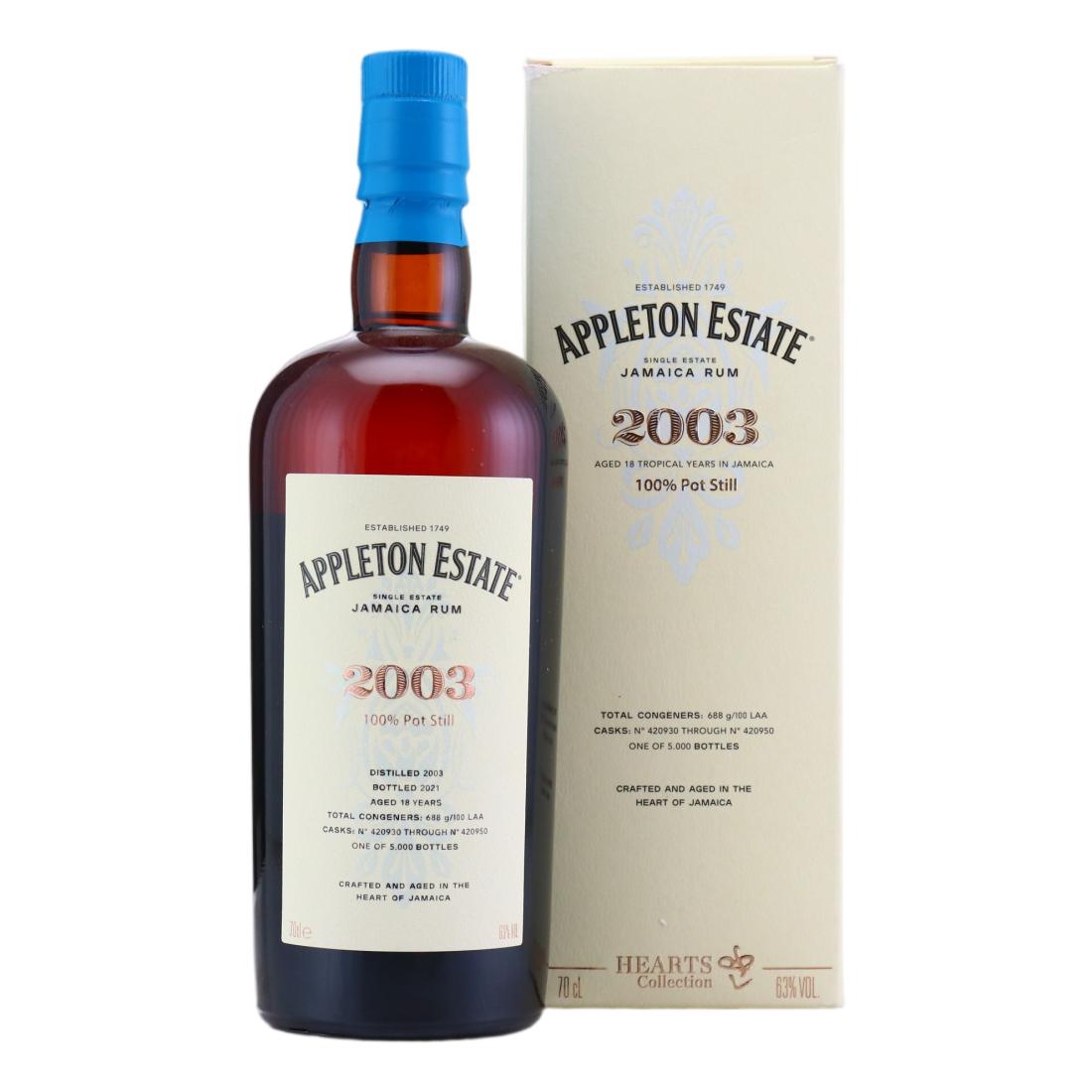 Appleton Estate 2003 Hearts Collection 18 Year Old