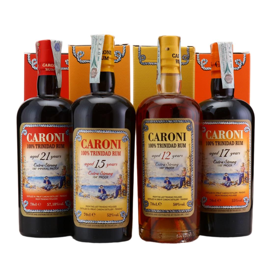 Caroni 1996-2000 100% Trinidad Rum Set