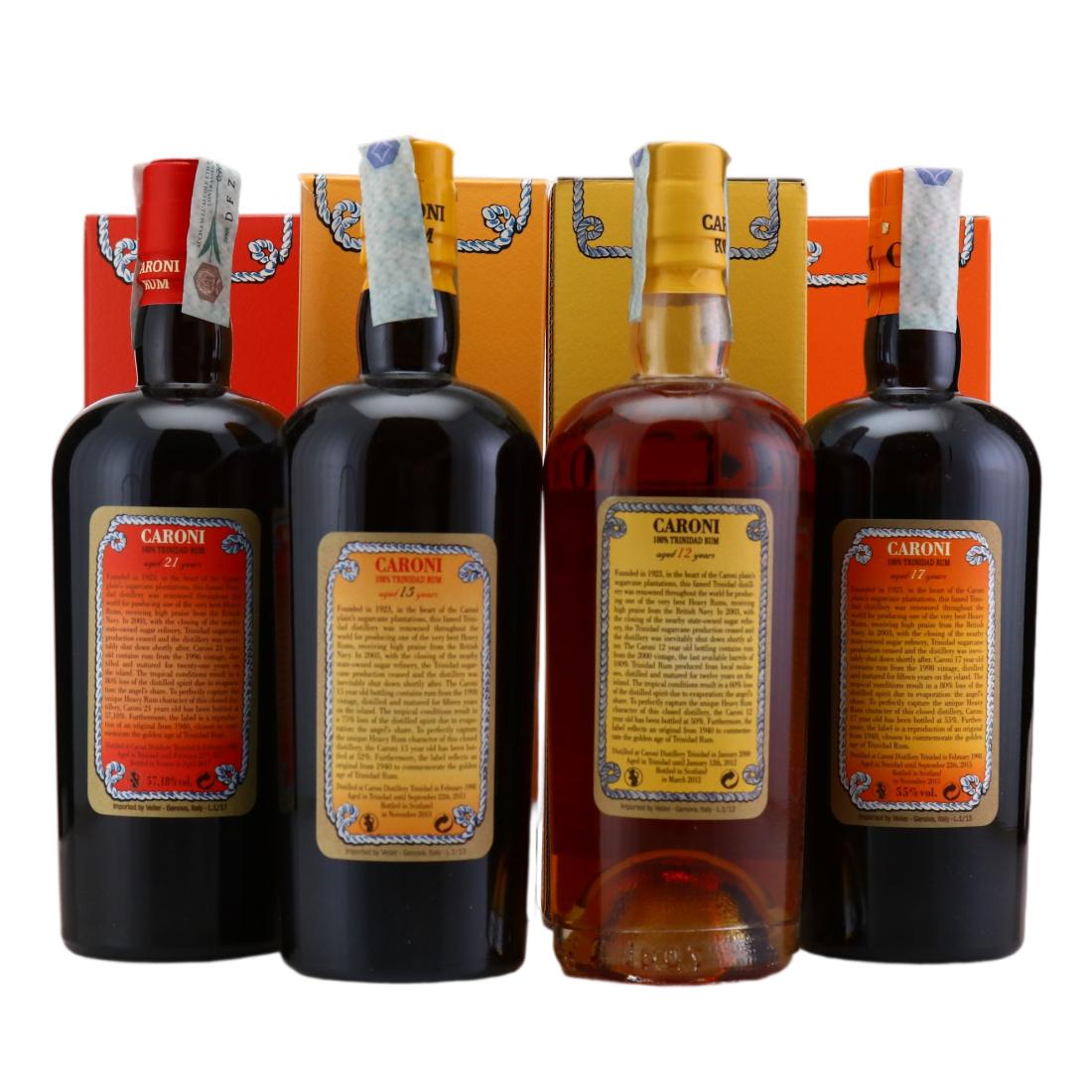 Caroni 1996-2000 100% Trinidad Rum Set