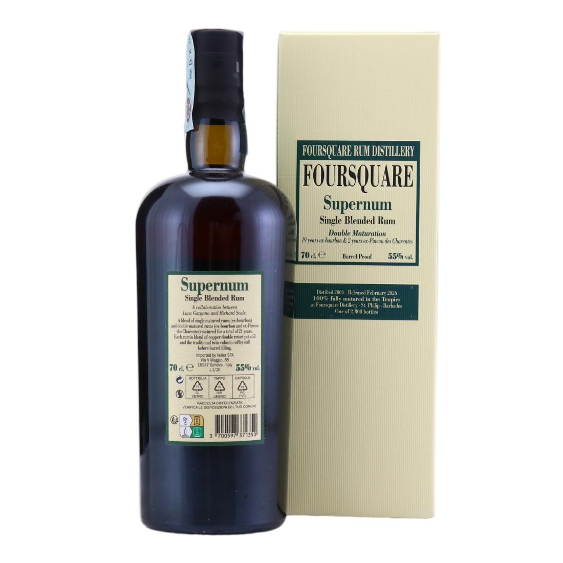 Foursquare 2004 Supernum 21 Year Old