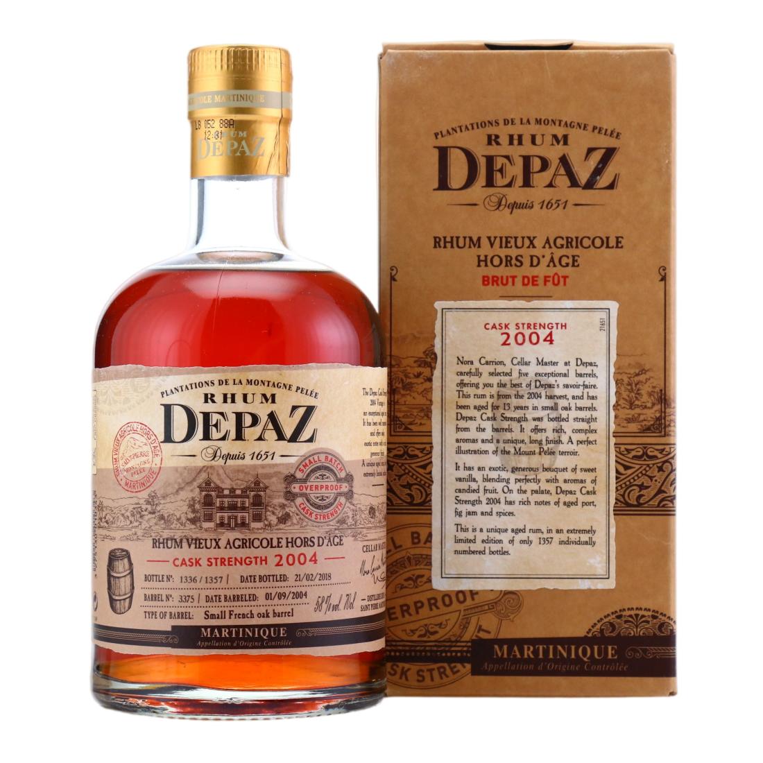 Depaz 2004 Cask Strength 13 Year Old
