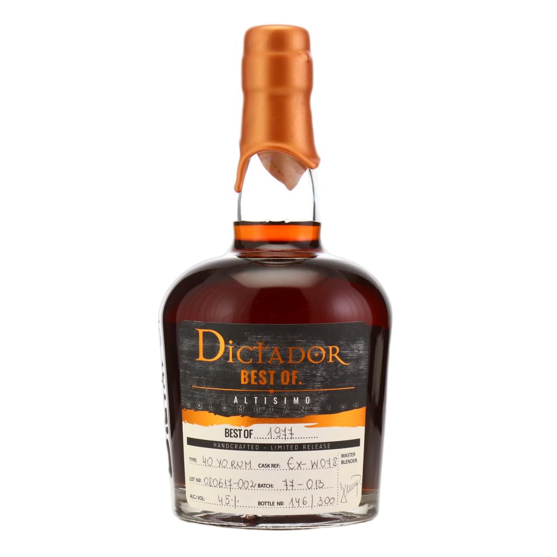 Dictador Best of 1977 40 Year Old Batch #013