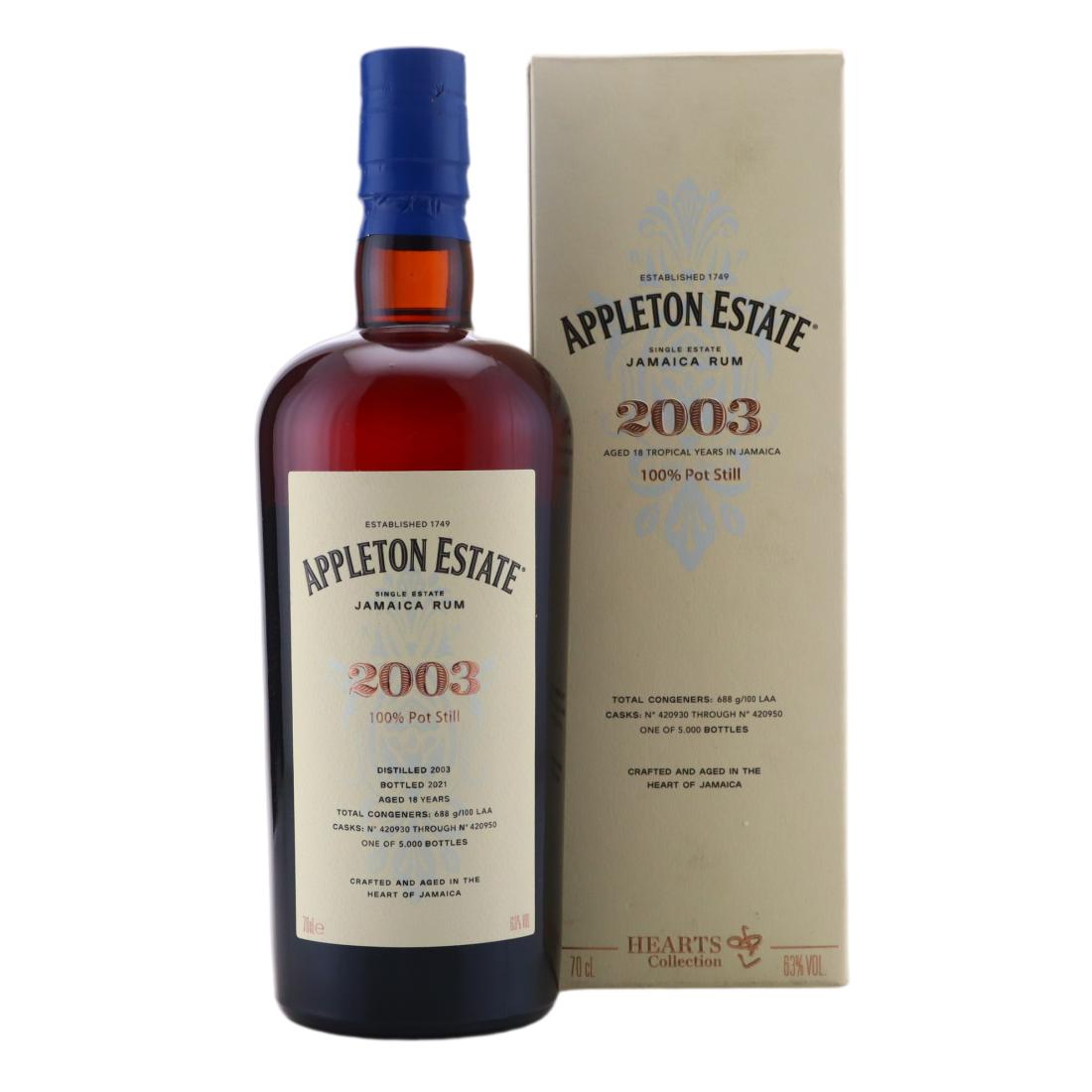 Appleton Estate 2003 Hearts Collection 18 Year Old