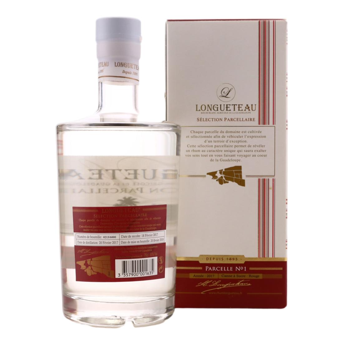 Longueteau 2017 Rhum Blanc Parcelle No.1