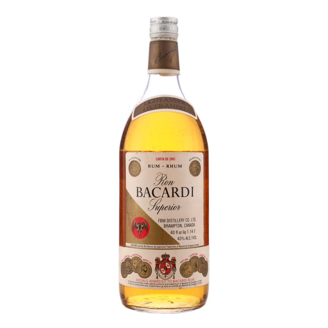 Bacardi Superior Carta de Oro 40 fl oz