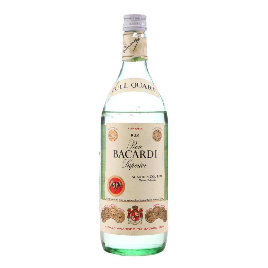Bacardi Superior Carta Blanca Quart